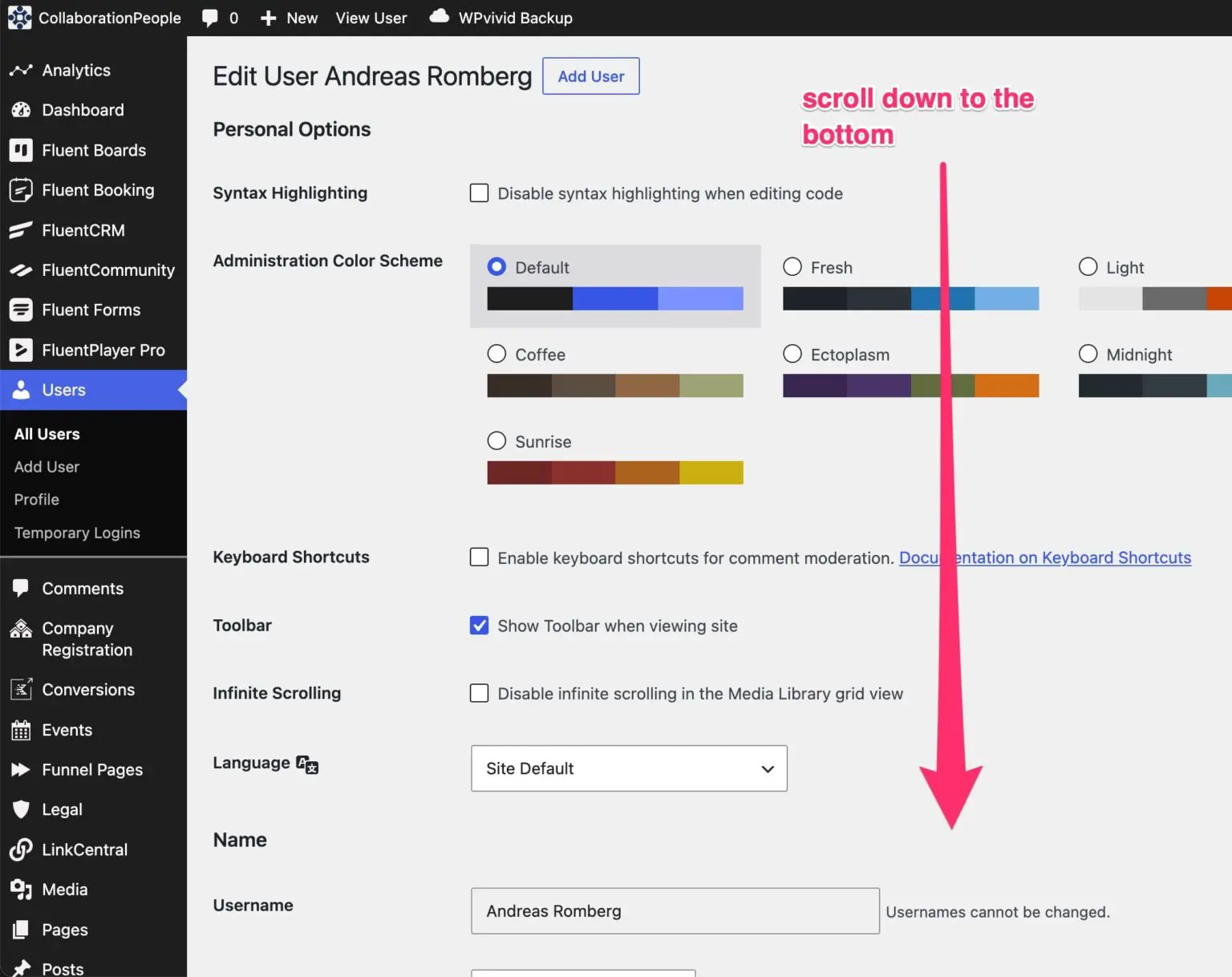 Clp event tutorial